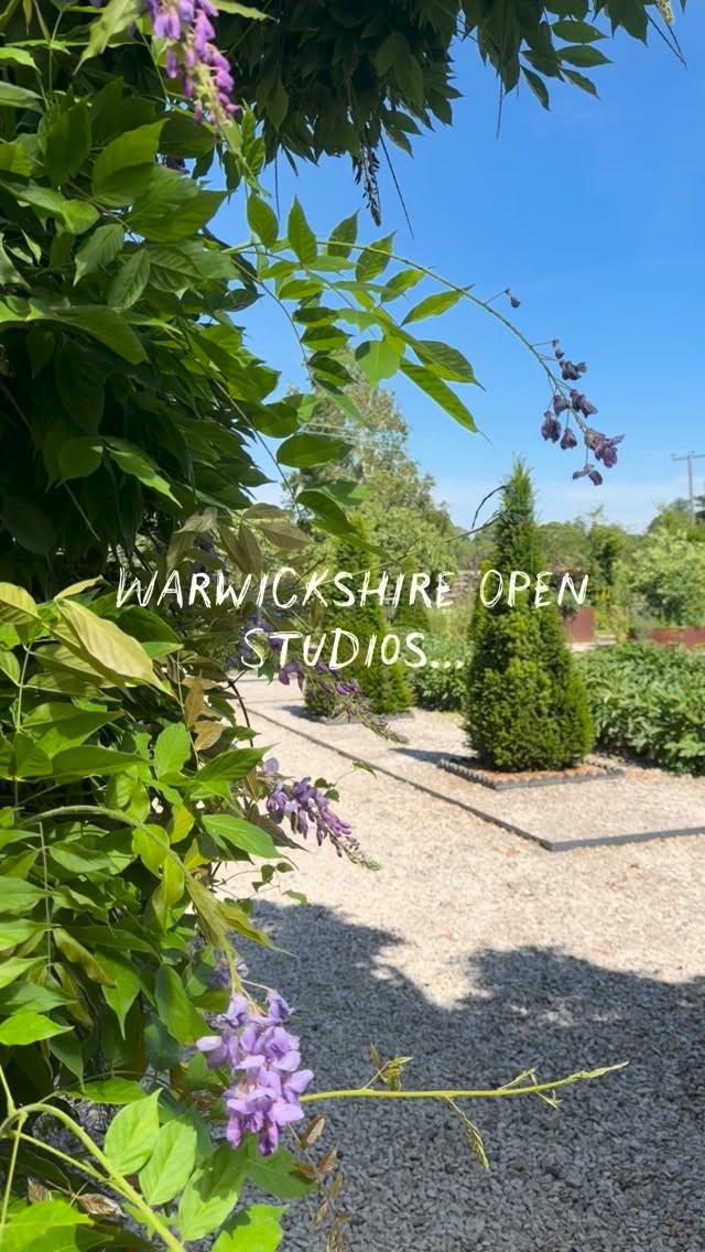 Venue Two for Warwickshire Open Studios is such a stunning setting ✨
We’ve celebrated a birthday, melted a little in the sunshine, struggled to put up gazebos in a heatwave, had ice cream deliveries, nattered lots and I have got to hang out with some of my arty best mates ❤️
Tomorrow is our final day in the gorgeous @alscotestate and we are open from 10am - 5pm so pop in and see us ✨