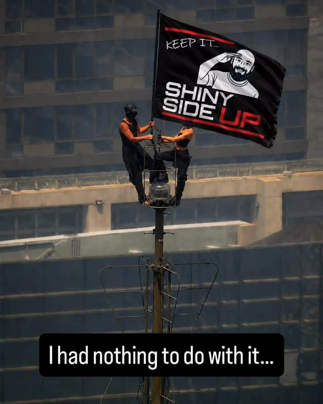 Flying the flag (literately) for SSUP!