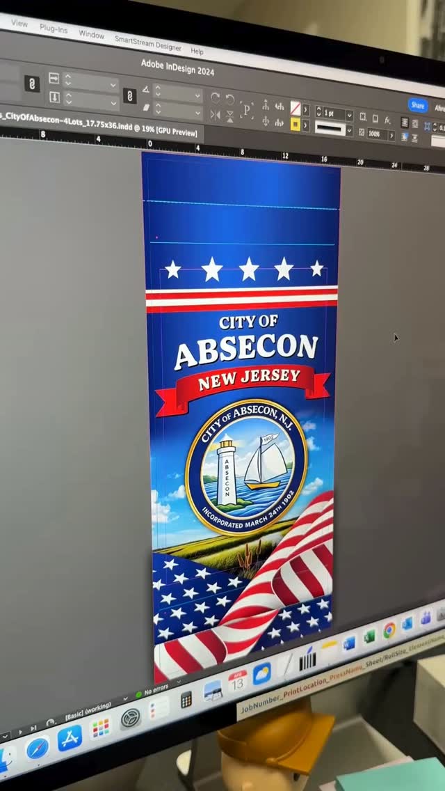 Proud to be part of projects that help communities shine!
We helped Councilman Nick LaRotonda and the City of Absecon bring their main street to life with custom pole banners that celebrate the community and recognize the dedication of local law enforcement.
#YourOmega #Print #Banner #Marketing