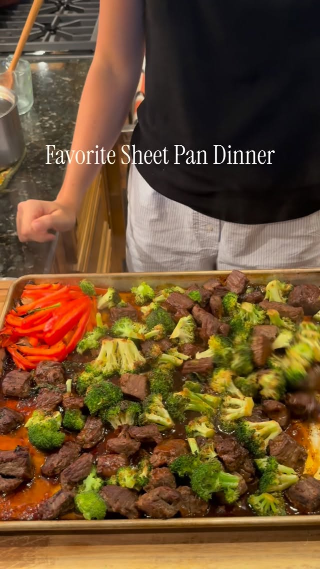Comment “beef” for this easy sheet pan beef and broccoli recipe 🥦🥩
One pan. Minimal cleanup. Better than takeout.
This is one of those weeknight dinners I keep coming back to because it’s packed with flavor, comes together so easily, and doesn’t leave a sink full of dishes.
Follow along for more simple, from-scratch recipes that make eating at home feel better than takeout. 🤍
#weeknightdinner #sheetpanmeal #easyrecipes #beefandbroccoli #mealideas