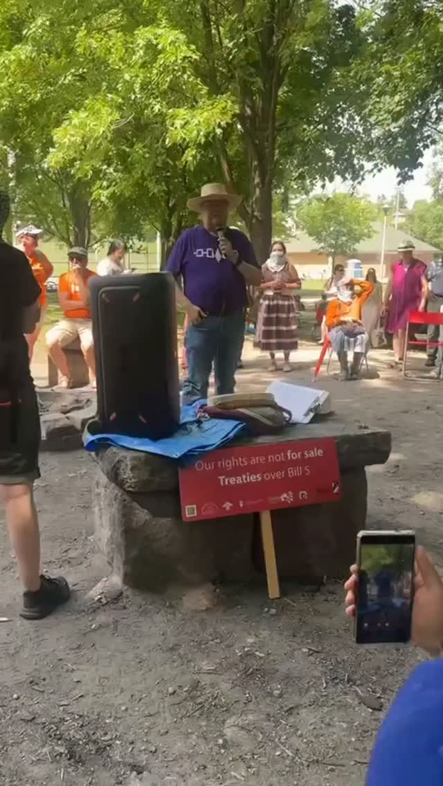 Repost @torontoindigenousharmreduction
Powerful words by Russ Diabo (with captions) at @8th_fire_rising gathering. At a time of government termination attempts once again on #Indigenous inherent rights and self determination.
As we confront the termination tables Russ calls for more information sharing,
coordination, teach ins and resistance.
Follow @8th_fire_rising for more ways to stand in solidarity.
#RussDiabo #Kkkanada #TreatyRights #MarkCarney