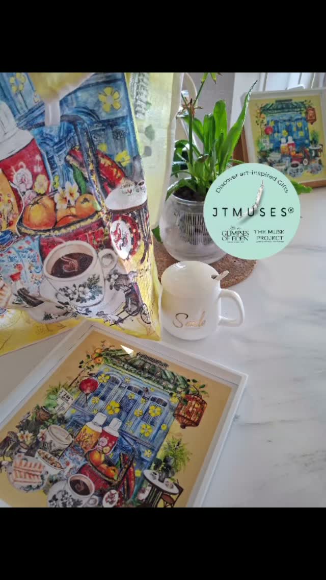 White Square Lacquer Tray – This is how Singaporeans enjoy breakfast in local kopitiams - Made in Vietnam
Step back into the nostalgic charm of Singapore’s beloved kopitiams with this exquisite retro-inspired lacquer tray. Crafted in pristine white and adorned with motifs of vintage thermos flasks, it evokes the cozy cafés of the 1960s, where marble tables, soft-boiled eggs, kaya toast, and steaming cups of coffee defined the morning ritual.
Art Story
Created by brand and gift entity JTMUSES, this tray celebrates heritage while empowering differently-abled (autistic) artist Douglas Tung. Each breakfast icon and its retro marble table sketched by Douglas carries not only the warmth of Singapore’s café culture but also the joy of inclusive artistry.
Details
• Premium glossy finish with 12 coats of polished lacquer
• Dimensions: 25 cm square
• Made in Vietnam, inspired by Singapore’s Chinatown shophouses
https://www.glimpsesofedenart.com/collectibles
#imablegiftmarket
#I’mableCollective
#SgEnable
#ArtWithPurpose
#glimpsesofedenart