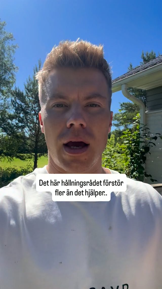 Det största missförståndet om hållning..
Så fort du börjar tänka på din hållning börja du ändå spänna fel muskler och då blir du bara mer spänd..
#träning #hållning #hälsa #smärtfri