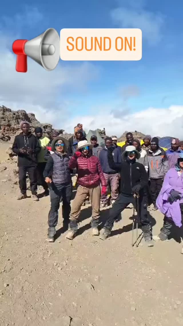 The 4 B's have safely arrived at Barafu Camp! 🏕️💙
After a challenging day on the mountain, there was still plenty of energy left for singing, dancing and sharing smiles with the amazing mountain crew. Moments like these make the Kilimanjaro experience truly unforgettable.
@africawithrenuka @priyasonni @p2sonni @p3sonni @sonnisareen
#Kilimanjaro #BarafuCamp #GenesAdventures #The4Bs #Tanzania