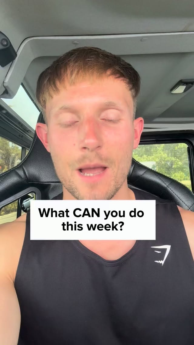 What can you DO this week?
A great question to keep front of mind as you weave through a busy life.
So many people focus on the all or nothing approach which most often leads to… nothing.
The key to building consistency with your health and fitness.
1. Finding something you don’t hate
2. Building a consistent routine you can stick to.
I have Pt clients that do one 45 minute session per week.
This might not seem like a lot but when done over time the results can be life changing.
- stronger
- more balance and coordination
- fitter and more resilient 🙌
Find a strength and fitness routine that doesn’t feel like a chore and you’re on to a winner 🧡
As always if you’d like some help send us a message!