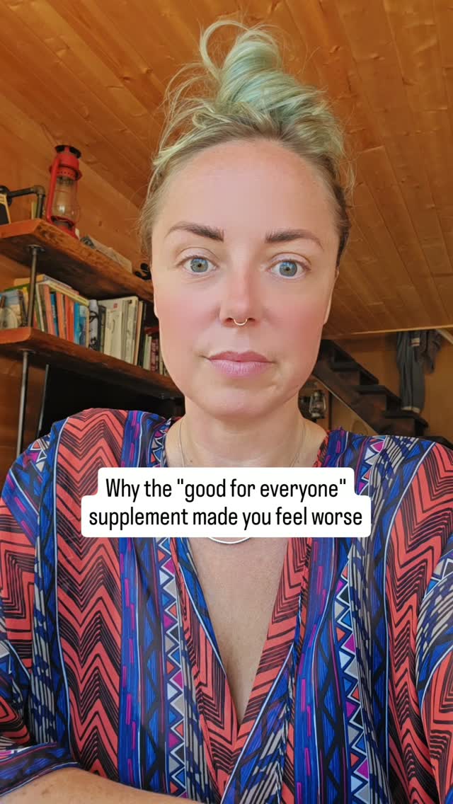 Why the "good for everyone" supplement made you feel worse 🧬
There's a common genetic variation that affects methylation — the behind-the-scenes process your body uses to detox, repair, regulate mood, and use certain B vitamins. When that pathway runs slower, the standard form of a nutrient everyone recommends can actually leave you feeling off, anxious, or wired.
This is the whole case for personalized, genetics-based health in one example: there is no universally "healthy" supplement. There's only what your specific biology can actually process and use. Knowing your variants means you stop experimenting on yourself and start giving your body the forms it was built to run on.
You're not sensitive or difficult. You're specific. And specific is knowable.
Ever felt worse on a supplement everyone raves about? Tell me which one — that reaction is data.