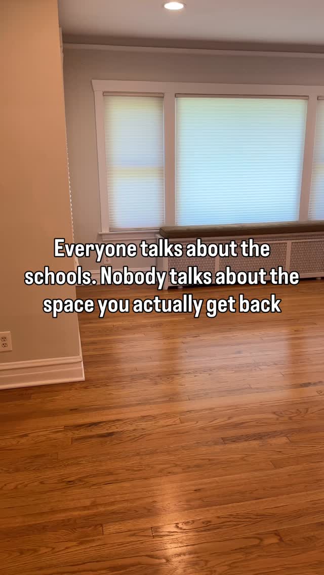 Schools get all the credit. Fair, they matter.
But nobody mentions the other thing that changes. The kitchen you can actually cook in with someone else in the room. A living room where the whole family fits without stacking on top of each other. Closets that hold more than one season of clothes.
It’s not just more square footage. It’s more room to actually live in your life.
Comment SUBURBS and I’ll send you my free suburban guide.
