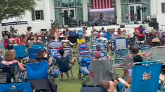 Thank you to the Gulf Coast Raptors Formation Flight Team for doing their flyover as we performed my hit song "No Place I'd Rather Be" yesterday at Wellen Park's 4th of July celebration.That was truly an honor!
