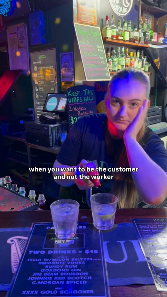 Itโs a constant battle at Paddys ๐