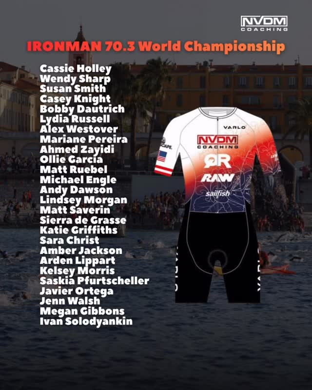 TWO MORE NAMES ADDED🚨‼️
Our list of NVDM athletes racing 70.3 Worlds is GROWING every. single. week.🔥
Congratulations to Coach Nate Hyde and athlete Kevin Zalaznik for qualifying and securing their spots to the IRONMAN 70.3 World Championship🙌
Every NVDM athlete who qualifies for and accepts their slot to the 2026 Ironman 70.3 World Championship or Ironman World Championship will receive an exclusive NVDM Worlds Tri Kit at no cost, made possible by @rawnutrition ‘s sponsorship of this project in collaboration with @varlo.apparel 🤞
Who’s next and is going to be the name that starts the second page?👀🤞