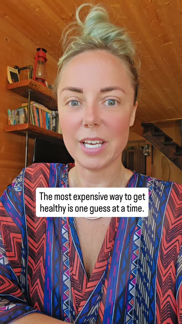 The most expensive way to get healthy is one guess at a time. 🤍
Here's what rarely gets added up: the supplements, the practitioners, the programs, the wearables, the trending protocols. High-functioning women routinely spend thousands a year trying to feel like themselves again — scattered across a dozen directions, with nothing connecting the dots.
So this was never really a question of whether to invest in your health. You already are. The real question is whether that investment is pointed at a coherent map — your genetics, your foundations, one clear plan — or leaking out in pieces. Redirect what you're already spending toward reading your own blueprint, and the scattershot spending quietly ends.
You're not being asked to spend more. You're being invited to spend aligned.
Rough math — what do you think you've spent this year trying to feel like yourself? Tell me. The number tends to surprise people.