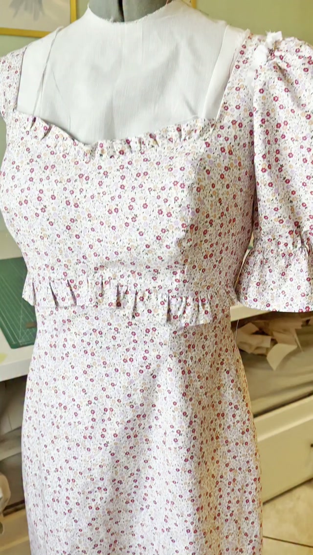 The Limoncello dress was the second pattern that I made and it’s still available on my website and Etsy if you want to have a go at making it.
It’s nice to think about all the patterns and dresses I have made since then and as it’s July it’s almost the anniversary of starting my pattern business. Don’t worry I’m secretly working on something exciting for you. What do you think it might be?