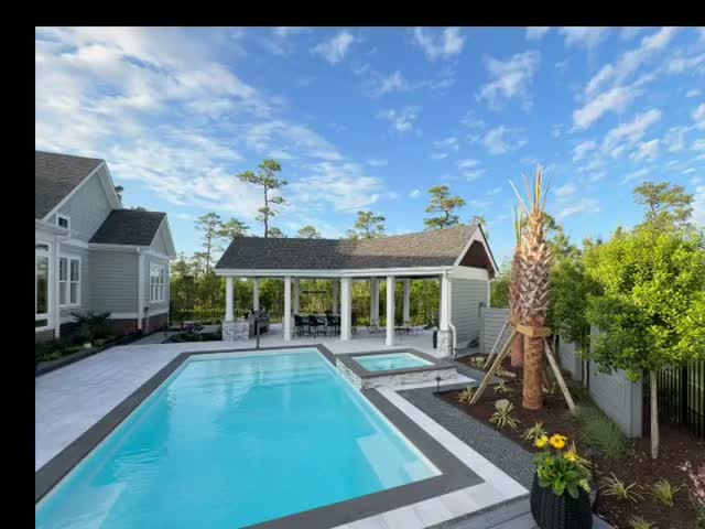 Saint James, NC Outdoor Oasis #outdoorliving
#design #coastal #poolvibes #