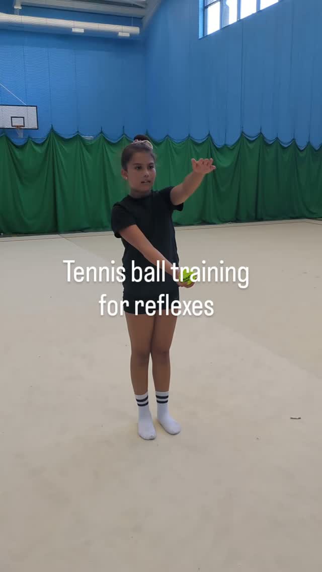 🎾 Tennis ball reflex training develops rapid hand-eye coordination, spatial awareness, and body control essential for catching, tossing, and manipulating gymnastics apparatuses.
These exercises are all done with one ball, try them and see how many of each you can do in a row without dropping.
Follow for part two - exercises with a partner and two balls