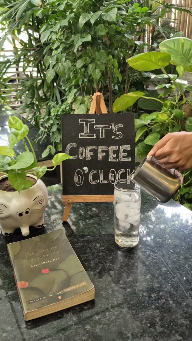 Some stories are read, others are sipped. ☕📖
.
.
.
#crazyplantladycafe #bookcafe #coffeelovers #ahmedabadcafe #aestheticcafeinahmedabad