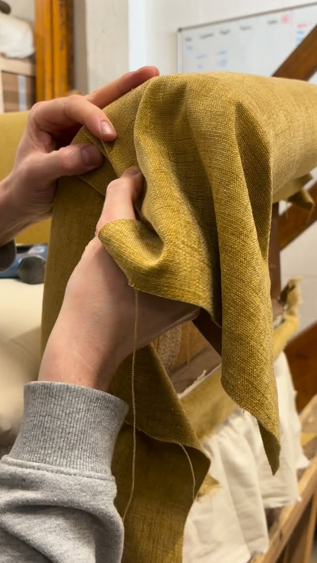 Part 1:
Pleating the arm facing on this beautiful antique sofa. Every pleat is carefully shaped and positioned to create a timeless, elegant finish.
Part 2:
COMING SOON... Finishing the pleats with a focus on precision and attention to detail for the cleanest, most polished result. Stay tuned!
#upholstery #howto #craftsmanship