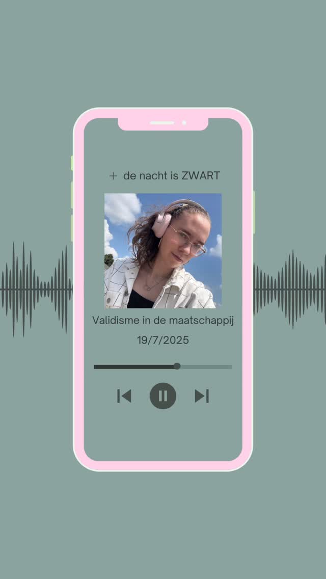 Een stukje uit mijn gesprek over validisme in de maatschappij zaterdag op zondagnacht op radio 1 bij @omroepzwart
Link in bio voor het hele gesprek