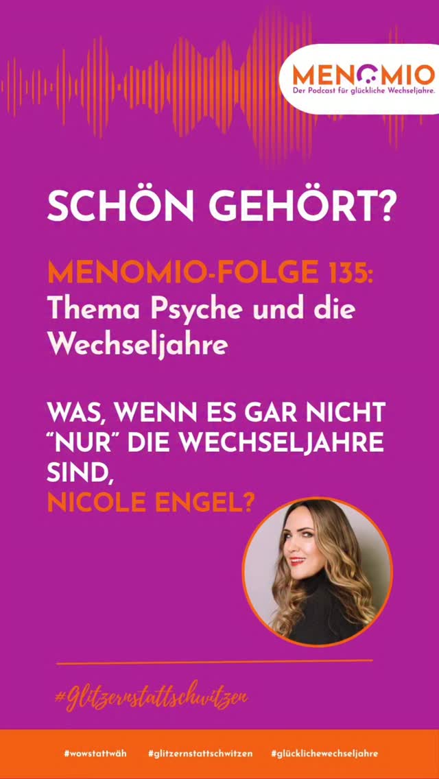 Mit Mitte 40 fühlt es sich oft so an, als würde plötzlich alles gleichzeitig schwer werden.
Die Wechseljahre.
Der Job.
Die Kinder.
Die Eltern, die plötzlich Unterstützung brauchen.
Die Beziehung.
Der eigene Körper.
Und dann noch die Frage: War das jetzt schon alles?
Psychotherapeutin Nicole Engel aka @psychologicum_berlin bringt in dieser Podcastfolge etwas auf den Punkt, das mich tief berührt hat:
🧡🩷 Es sind oft nicht die Wechseljahre allein.
Es ist die Lebensmitte. Die Zeit, in der sich viele Herausforderungen gleichzeitig auftürmen – und unser Körper durch die hormonellen Veränderungen weniger Kraft hat, all das einfach wegzustecken.
✨ Wenn du dich gerade fragst, warum dir plötzlich alles zu viel wird: Du bist nicht schwach. Du trägst vielleicht gerade mehr, als dir bewusst ist.
🎧 Die ganze Folge findest du überall, wo es Podcasts gibt.
💬 Kennst du dieses Gefühl, dass sich in de Lebensmitte plötzlich alles gleichzeitig verändert?
#glitzernstattschwitzen #wowstattwäh #glücklichewechseljahre