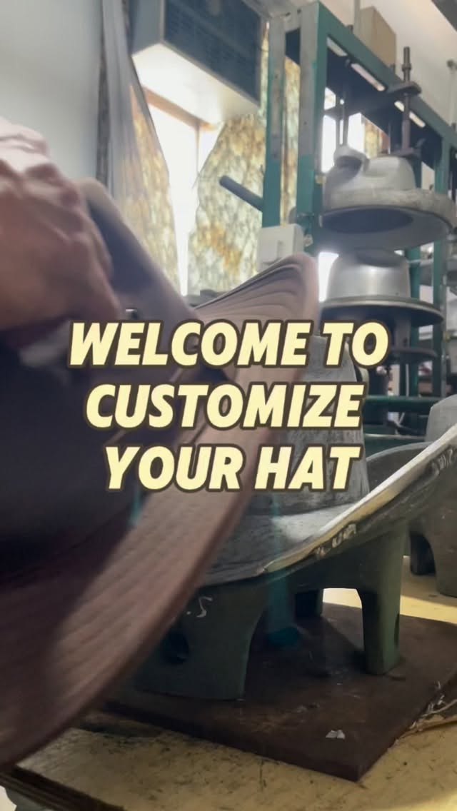 Leather hat shaping
#hat#hatfactory#factory