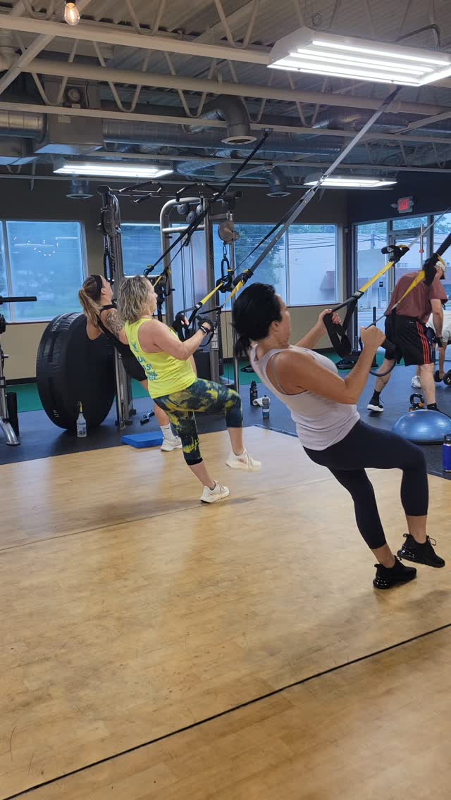Working hard on full body day