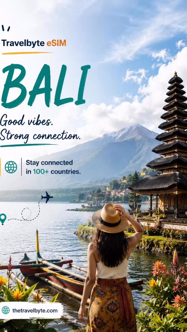 One eSIM. Endless destinations.
From iconic cities to tropical beaches and mountain escapes, your next adventure deserves seamless connectivity.
With Travelbyte eSIM, you can stay connected in 100+ countries without swapping SIM cards or paying expensive roaming charges.
🌍 Why travellers choose Travelbyte:
• Instant activation in minutes
• Coverage across 100+ countries
• Reliable local networks
• Affordable data plans
• 100% digital—no physical SIM required
Where are you travelling next? Tell us in the comments! 👇
🌐 thetravelbyte.com
💜 Save this post for your next international adventure.
#bali #esim #travelmore #wanderlust #stayconnected