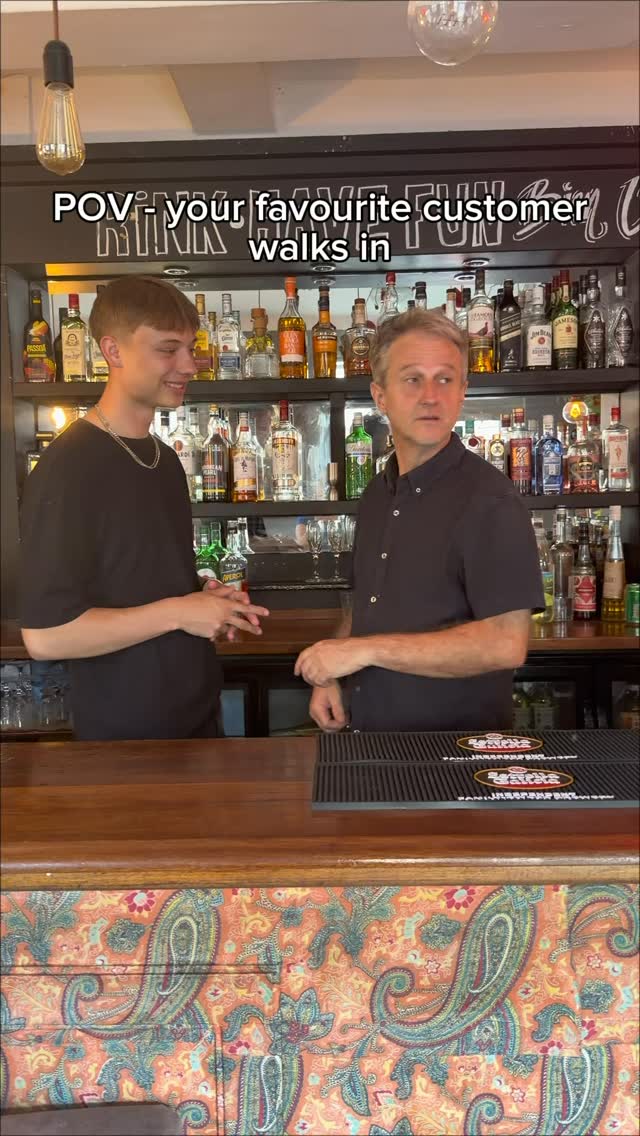 POV: Your favourite customers walk through the door… 👀
Yep… we’re talking about you. ❤️🍷.
.
#PubLife #Tapas #POV #FavouriteCustomers #SupportLocal SeeYouSoon
