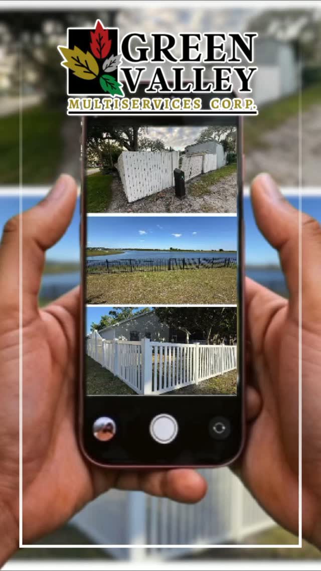 🏡 3 projects. 3 transformations. 3 completely different fences.
Watch us work! 👀
Every property has different needs, which is why at Green Valley Multiservice we don’t believe in one-size-fits-all solutions.
🪵 Wood Fence: we replaced an old, worn-out wooden fence with a new, solid, clean, and custom installation, including a custom gate.
🌊 Black Aluminum Fence: on this lakefront property, the goal was to achieve security without blocking the view. The solution: an elegant black aluminum fence with a matching access gate.
🤍 White Vinyl Fence: full privacy, virtually maintenance-free, and a clean finish that enhances the curb appeal of the property.
Three styles. Three needs. One priority: doing the job right. 💪
📲 Thinking about installing or replacing your fence?
Request your FREE quote today.
📞 +1 (407) 450-8132
✉️ sales@greenvalleymc.com
🌐 greenvalleymc.com
#GreenValleyMultiservice #FenceInstallation #FencesOrlando #OrlandoFL #WoodFence