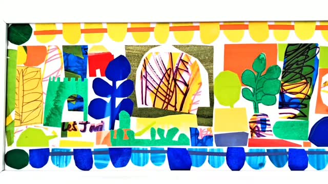 BUY NOW...' I Love Matisse'...80cm long in slim white frame.. delivery worldwide email studio@juliabrooker.com #buyartonline #colourfulart #artforhome #artforinteriors #handmadeprints