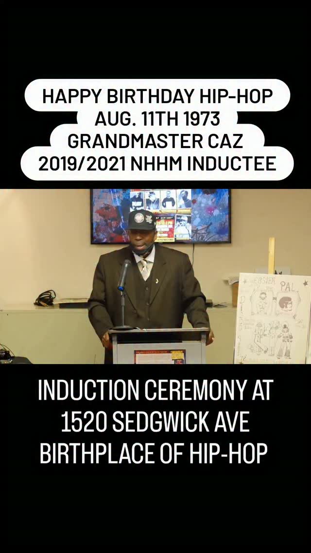 🎉"This building is a landmark, it's the Birthplace of Hip-Hop" says @grandmastercaz07 2019/2021 NHHM INDUCTEE as he stands in 1520 Sedgwick Ave Bronx, NYC
🤓Founder @djboom_lv
🎤Executive Director @mastergeesugarhill
💪🏾Executive VP @djquicksilva
🎙Historian @jayquan.hiphop.historian
🎧Music Director @dj_rbi
📽Director @wvision.co and @nicklight01
🖼Resident Artist @sceneism7art
🧢Fashion Director @trueheadzclothing
🎂Fabricators @espazino @alwowcreations
🏅Fabricator @buckeydavis
🏛Chief Curator @anotherredsummer
💻Digital Director @iamclbonline
🎭Ambassadors @hiphoptrooper
@theblingkingz
🎨Creative Director @ajkatzart
🎁Retail Director @ericaparm
🎥Videographer @birthofhiphop
🚘Transportation Director @mnmmmark
🎼Archival & Talent Director @geechiedanofficial