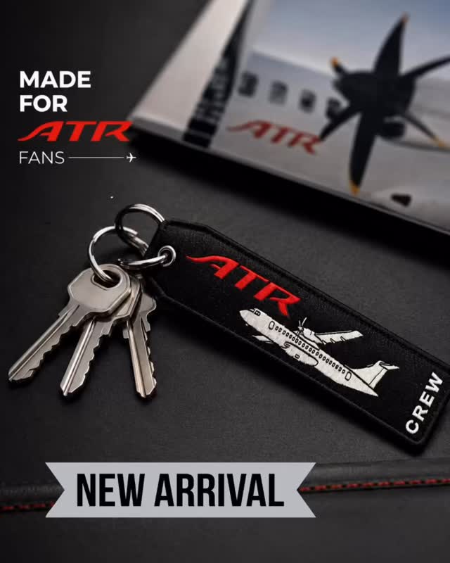 A new keyring design is joining our ATR collection for ATR crews and fans.
180 THB only.
Check the full ATR products collection in store in Bangkok (Times Square mall, floor 3 (BTS Asoke))
We are open Monday to Saturday
From 10.30am to 7pm
#atrlovers #pilotlifestyle #atr #thaiaviation #atrtrainingcenter