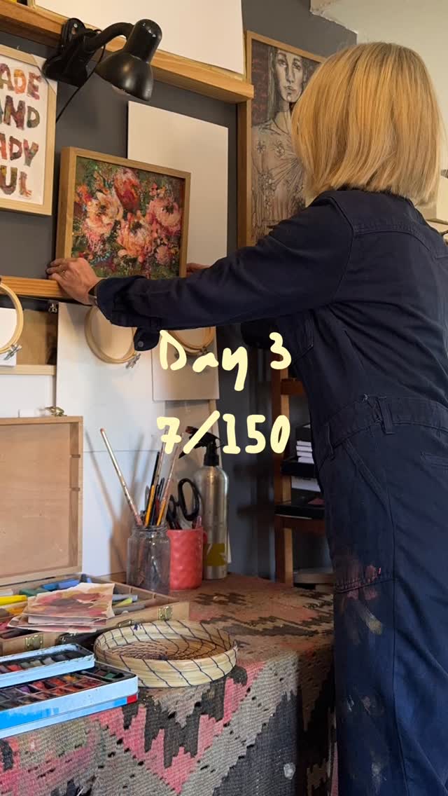 Day 3
7/150
Finished this little botanical today (and, like my brain, this painting is busy, layered, full of ideas and not willing to commit to just one art medium)
🖼️🖼️🖼️🖼️🖼️🖼️🖼️
