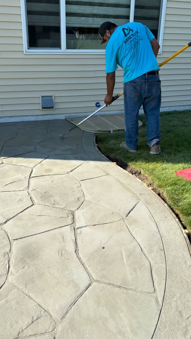 From the pour to the final seal, we love seeing it all come together.
Another patio ready to be enjoyed for years to come.
#homeimprovement #dsmhomes #stampconcrete #iowacontractors