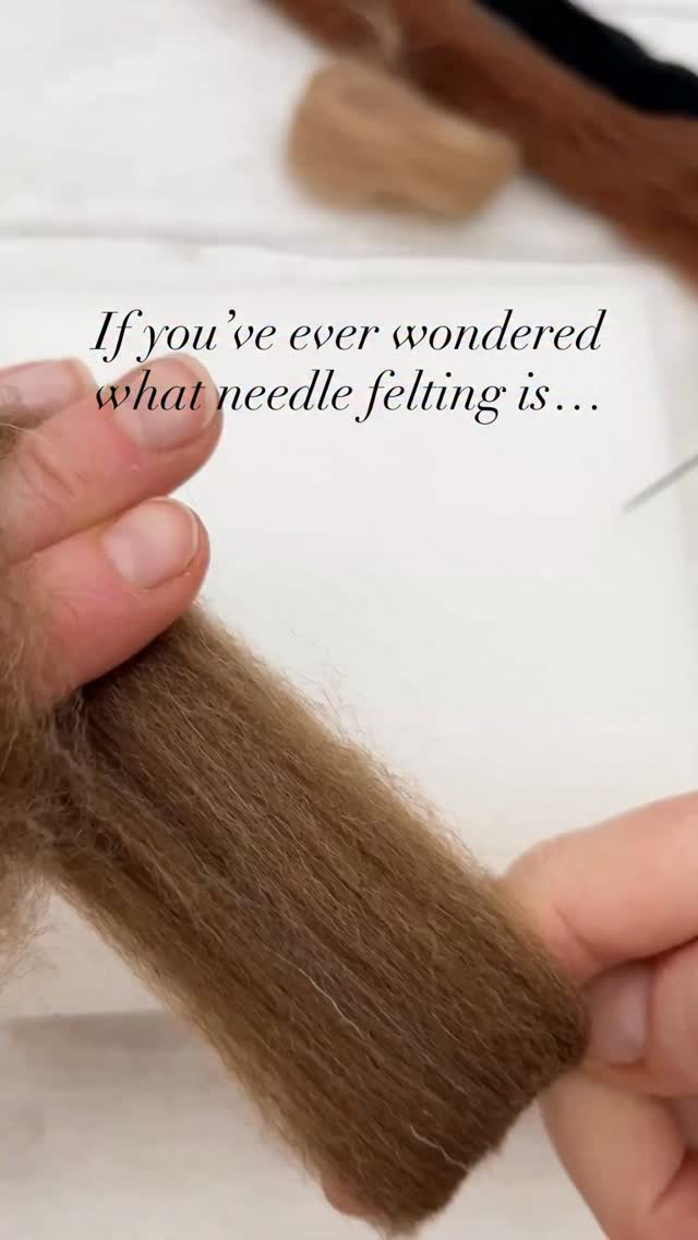 If you’ve ever wondered what on earth needle felting is - or how they make those cute little creatures you see in stores at Christmas time - here’s how it works. Follow us for more and to support our tiny little craft brand. Thank you #needlefelting #needlefeltingtutorial #beaversofinstagram #beaver