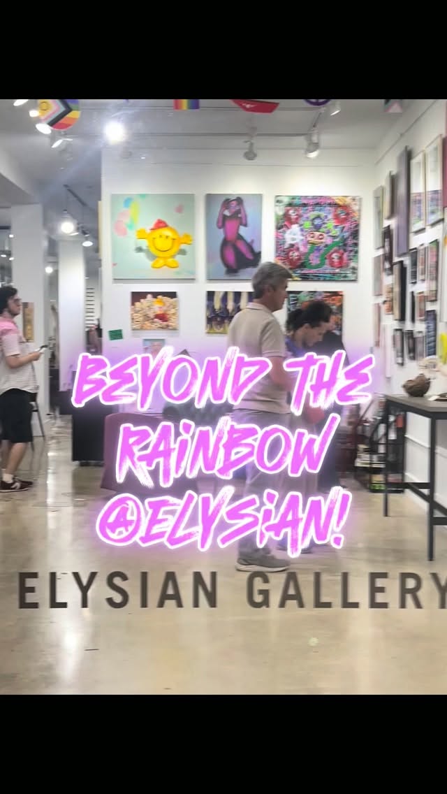 Saturday evening, Elysian Gallery’s “Beyond the Rainbow” was MAGICAL! Thank you to Quynn, Bex, Jeff, Ahna, Amber, Noah & everyone who made the trip across the river to be a part of this beautiful LGBTQ+ exhibition.
AND one of my pieces sold! 🤩🔴 Such a lovely night! Congrats to all the award winners! 🌈💜🏳️⚧️
@elysiangallery.art @quynndouglasdale @issamenoah @the.queenamber @twentyonepossums @offbeatgloria @ahnapizza