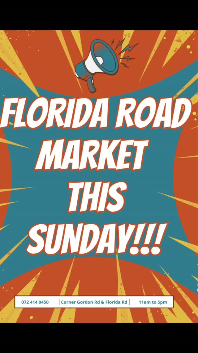 This community market boasts the best vibes, free kiddies activities, including jumping castle, painting and colouring. It's pet friendly with loads of seating and great music. Bring your picnic blanket and chill under the trees as you spend the day with us this Sunday.
Catch you at Florida Road market every first and Last Sunday.
#durbansundays #Durbanmarket #floridaroad #durbanfun