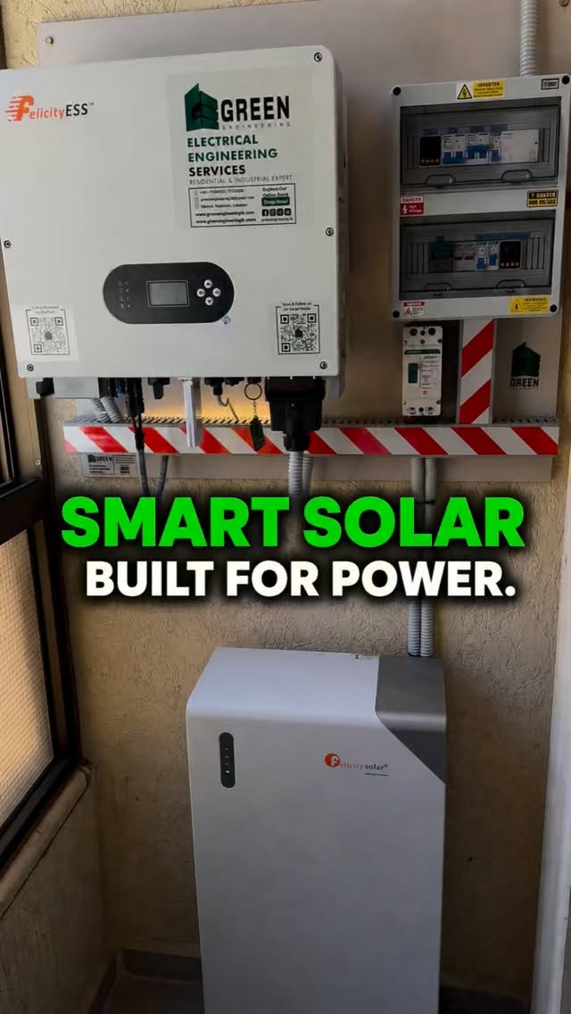 WHEN THE POWER GOES OUT, HOPE SHOULDN’T. ⚡☀️
Clean energy. Reliable power. A brighter future. 💚
Smart Solar. Built for Power.
#engineering #energy #lebanon #green #solar