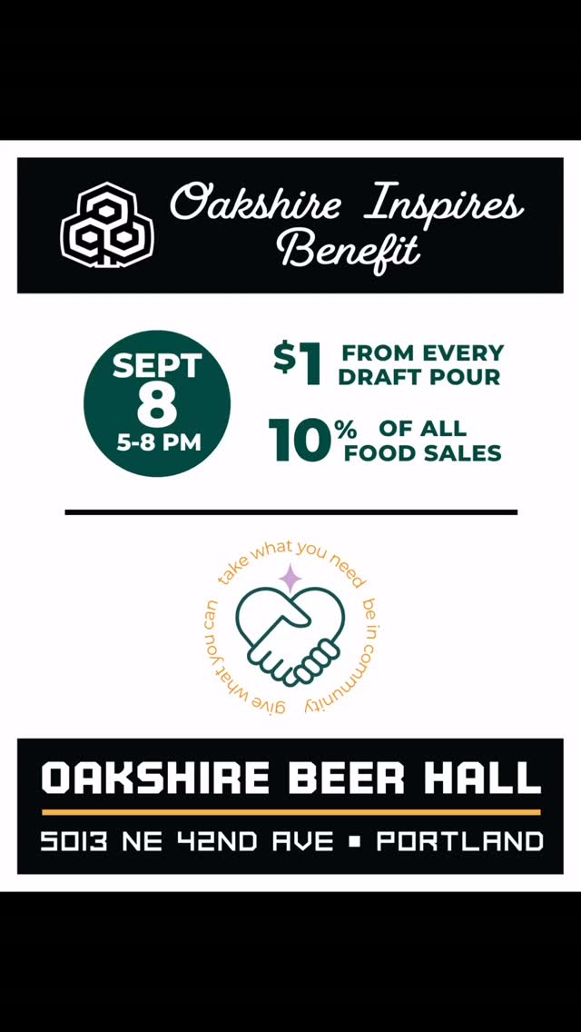 Join us for a raffle, music, and fundraiser tonight at Oakshire brewery! Prizes donated to support the Portland Free Store Project! All are welcome! #freestore #portlandfreestore #mutualaid #pdxcommunity #pdxcommunity