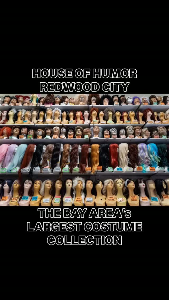 HALLOWEEN IS HERE! GET INTO IT! - HOUSE OF HUMOR
WE ARE DOUBLE THE SIZE! SAME LOCATION -TWICE THE SIZE!
729 EL CAMINO REAL REDWOOD CITY! WE ARE HALLOWEEN!
#halloween #redwoodcity #cosplay #costume #sfbayarea