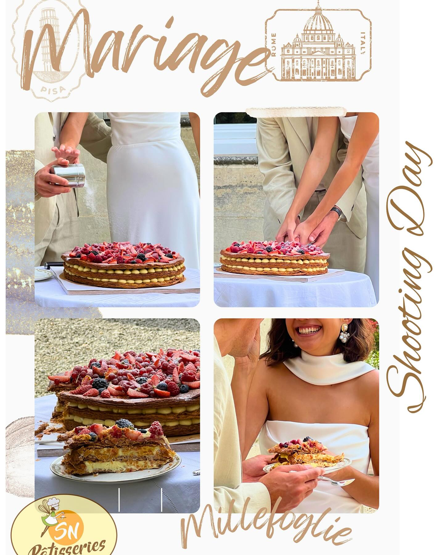 Aujourd’hui j’ai eu l’immense bonheur de participer à un shooting de mariage. À cette occasion j’ai réalisé un « millefoglie » millefeuille aux fruits rouges de 40 cm de diamètre. Merci @goldenhour__planner pour ta confiance. Merci à toutes et tous pour votre superbe accueil. Je suis ravie d’avoir pu rencontrer de superbes personnes dans le superbe cadre du @domaine_de_ferrat
💐❤️
Millefeuille
Crème pâtissière spéciale millefeuille de @philippe_conticini
Fruits rouges variés
La Team :
@goldenhour__planner @lucieweddings @meganecrozes @tatianas_florals @larissabeautyparis @domaine_de_ferrat @snpatisseries @ladumpapeterie @aboutlove_andco
@1940bridal
Merciii 🙏💐