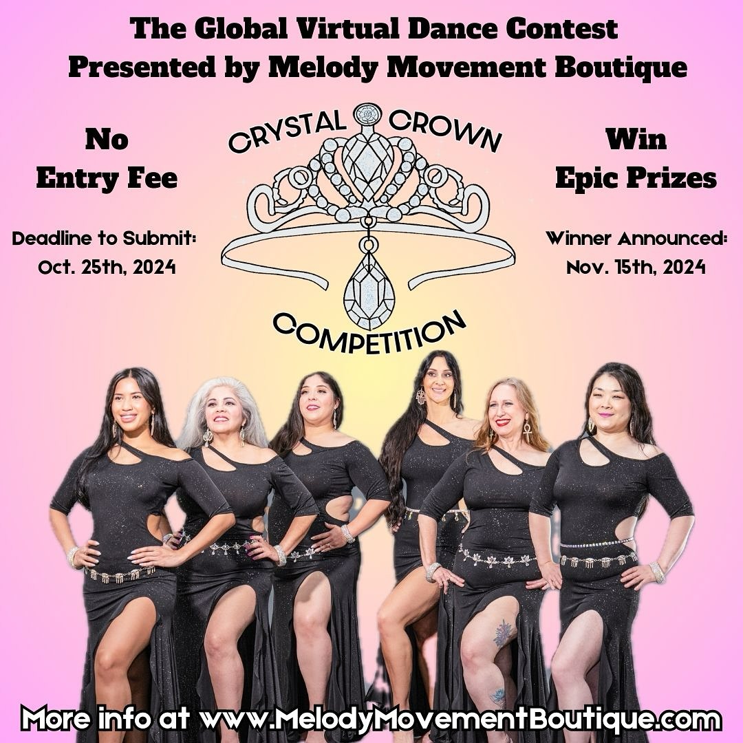 ⏰DEADLINE IS APPROACHING‼️ Don’t miss your chance to take home The Crystal Crown!! More information at the link in our bio!
Judges: @hotraqs_ca @devindances @chicagoraqs @vanessa_raqs @salamanca.silvia