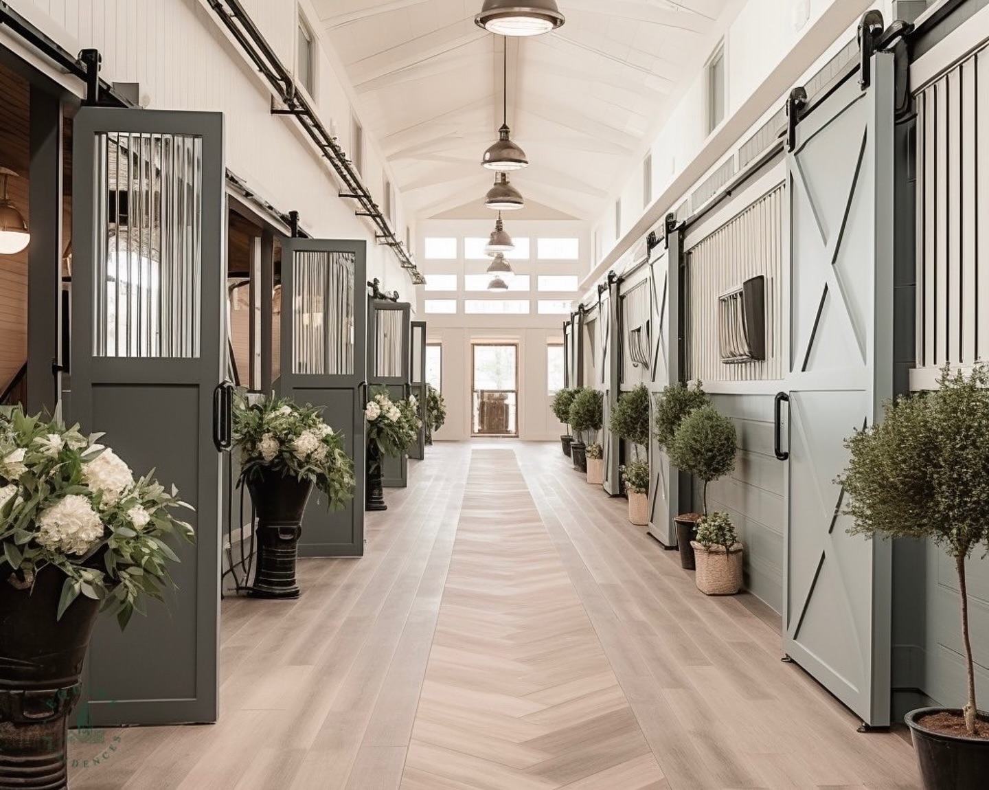 This beautiful Farmhouse design created by @Equine_Residences is the most authentic, cozy and “homey” way to live directly with horses. This stage sets the design for our modern Farmhouse interiors in our homes today! Who would like to move in? 🙋🏼♀️
・・・
Equestrian Modern Farmhouse | Who’s ready to build one like this with me?
I’ve always been a fan of hybrid architectural styles and this brings several to play that we love. A little bit mountain retreat, a little bit lake-house, a lot horse-friendly, all under one roof. And I love a good cross-buck which is right at home here. And mountain, lake or anywhere equine, I’m pretty sure this could travel internationally.
And one of my favorite things about a modern farmhouse is the streaming natural light you can achieve with large and numerous windows and skylights.
PS- I think we had some pretty great success in getting rid of the FERNS!
**THESE IMAGES ARE AI**
**We are currently seeking coyrights on all material so while pending consider them copyrighted to Equine Residences™️**
.
.
.
.
.
.
.
.
.
.
#digitalart #generativeart #midjourneyarchitecture #midjourneyarchitect #designmilk #dezeen #aigeneratedimages #aigeneratedart #archdaily #diseñodeinteriores #equestriandesign #equestrianstyle #equestrian #equinedesign #equestrianlifestyle #equestrianhome #equestrianluxury #tackroomgoals #oldmoneyaesthetic #equinearchitecture #equestriandecor #luxuryequestrian #modernfarmhouse #horsebarns #pferd #cheval #cavallo #caballo #paard #equineresidences