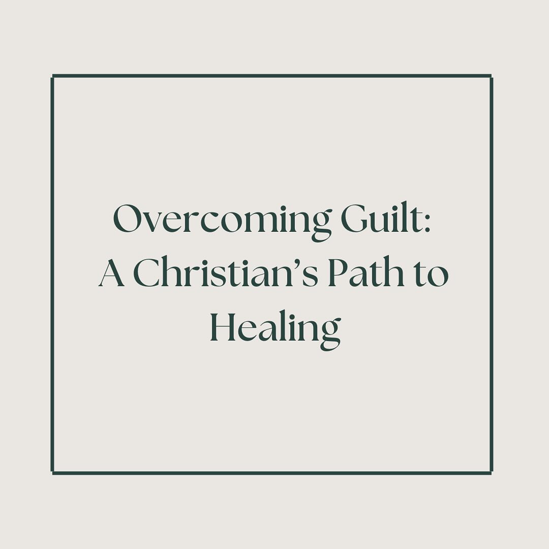 Guilt can be a helpful indication of one’s own shortcomings, but how do we overcome lingering or overwhelming amounts of guilt that can hinder our relationship with loved ones?
Here is a helpful article introducing some helpful and practical Truth in healing from overwhelming guilt. Link in bio⬆️