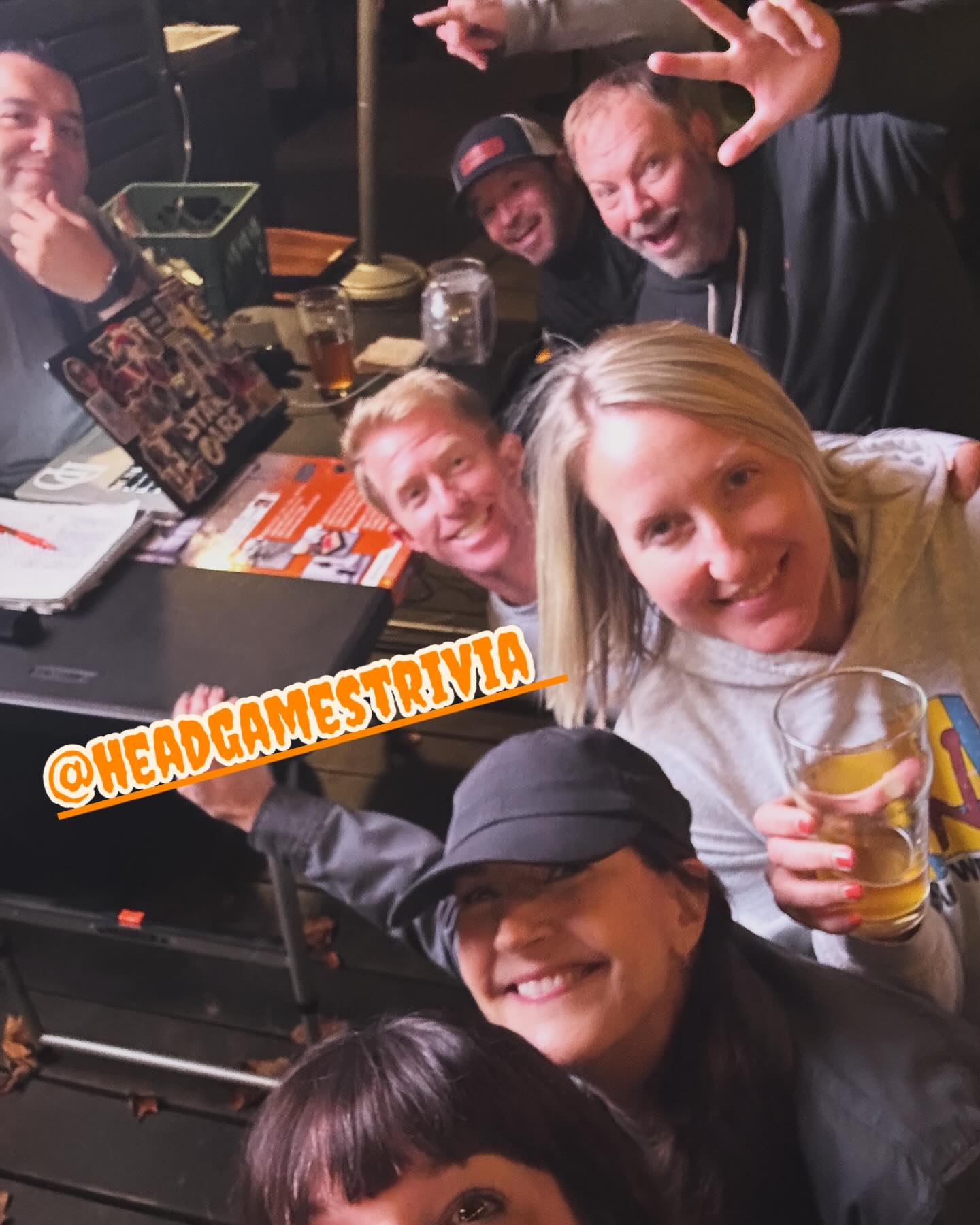 Back at it! 🍻 @headgamestrivia @headlands_lafayette