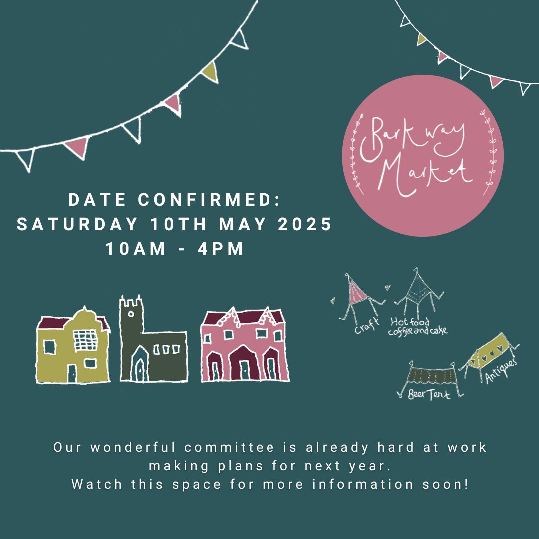 Barkway Market 2025 – Save the Date!
.
We’re thrilled to announce that Barkway Market 2025 will take place on Saturday 10 May from 10am – 4pm, and plans are already in full swing.
.
If you’d like to get involved and join our committee, please email info@barkwaymarket.org
. More news to follow as our plans unfold, including the launch date for bookings, so watch this space. . #barkwaymarket2025 #barkwaymarket #barkway #countrymarket #barkwayvillage #countryfayre #whatson2025 #craftfairs #countryfair #whatsonmay2025 #countryshow #countryevent #hertfordshireevents #familydayout