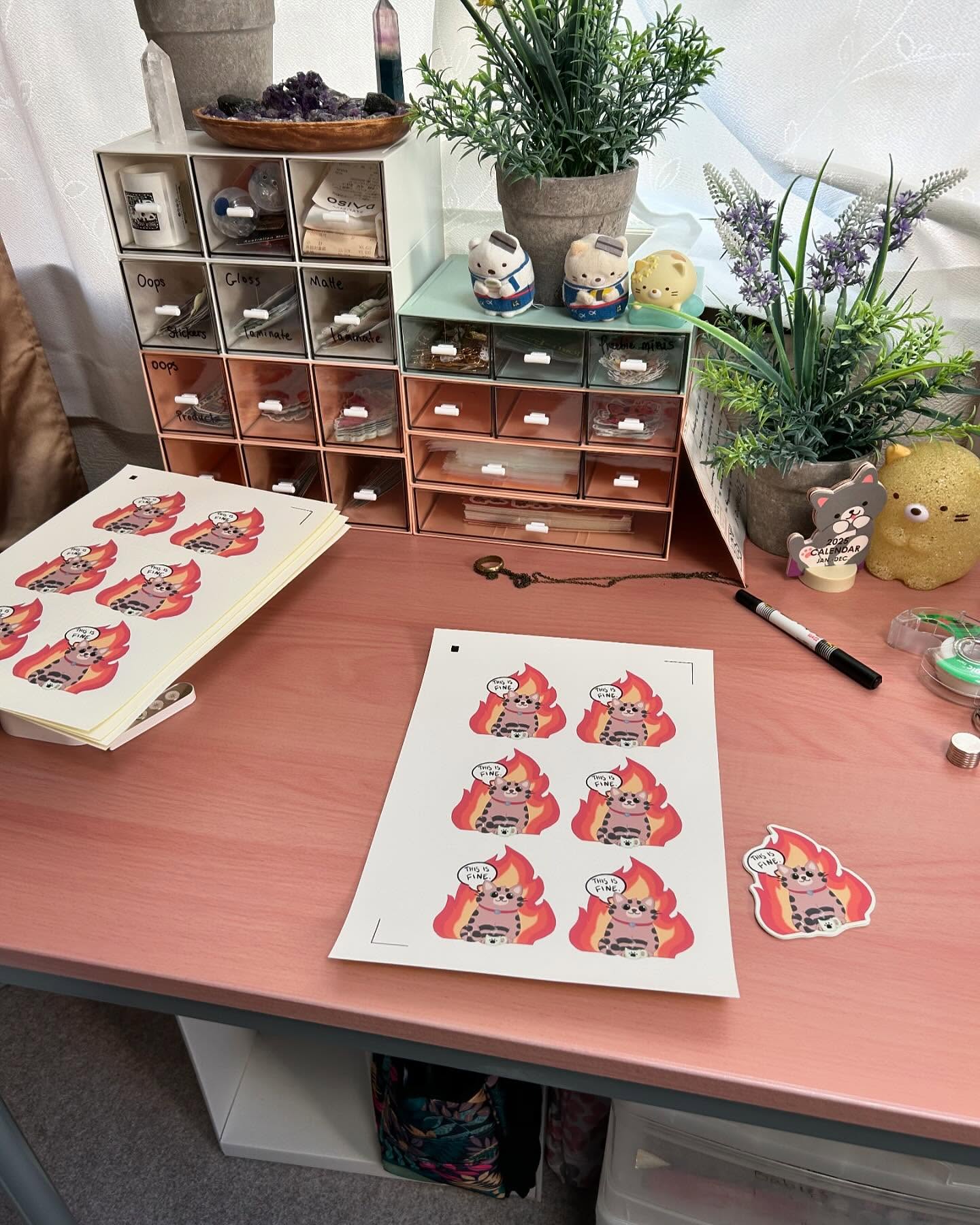 Just cutting and prepping this last lot of stickers and then I will make the Neferko Art store go live!
Hopefully I can be done within an hour and a half 😅 😬
Please bear with me as I get these last minute things done! I had heat stroke yesterday as it was so hot sitting around and my son’s school’s sports festival. So, I wasn’t able to get anything done.
But soon my precioussssssssnessssssesssss
#storeopening #stickershop #onlinestore #stationeryshop #stationerylover #kawaiiaesthetic #kawaiiart #kawaiicats #kawaiiillustration #kawaiistickers #cutestickers #cuteart #cutecats #かわいいイラスト #かわいいシール #かわいい猫