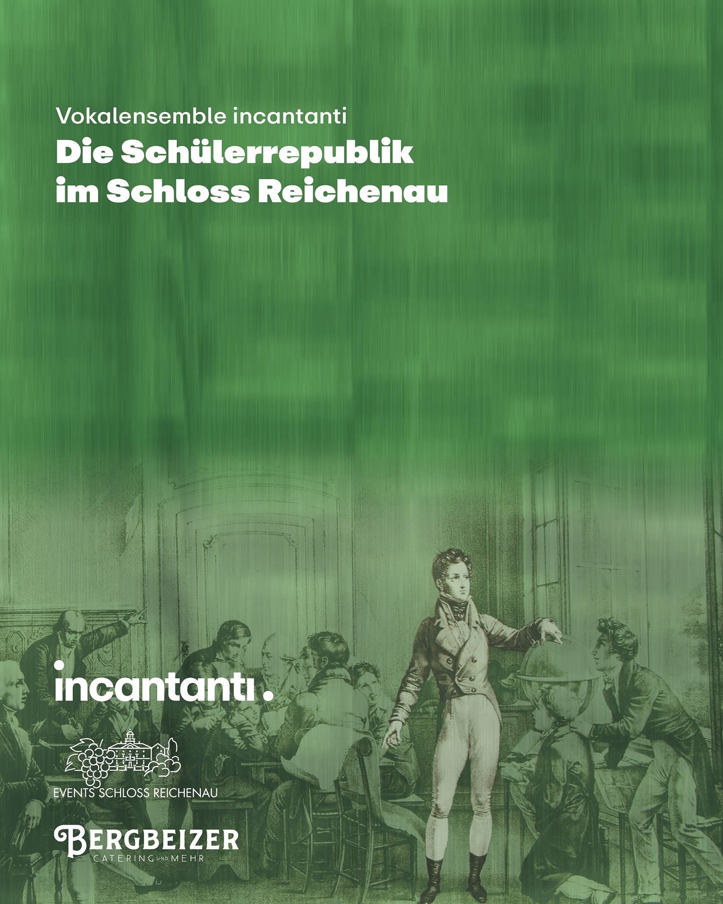 Bald werden wir unser Chorical „die Schülerrepulik“ wieder aufführen. Nur noch wenige Tickets sind verfügbar!😁 Sei dabei und erlebe einen unvergesslichen Abend mit einem opulenten Mahl nach Art des Hausherrn🍷🤩
Tickets und weitere Informationen findet ihr auf unserer Webseite www.incantanti.ch
Den Link dazu findet ihr auch in der Profilbeschreibung, wir freuen uns auf euch😉