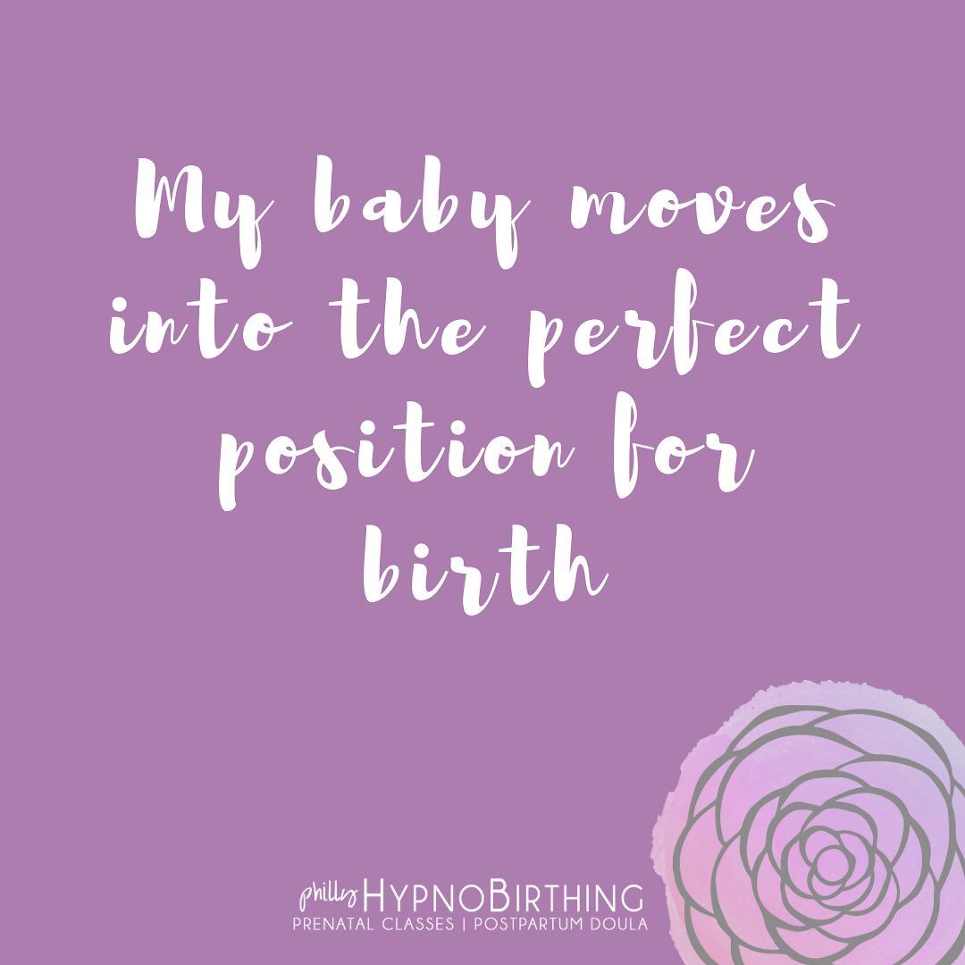 Babies are working hard during #pregnancy and #labor to make their way through your body. 🐣 Every surge we have helps baby navigate the space in our body to move into the perfect position for #birth .
Repeating this #positiveaffirmation reminds us to trust in the process of #laborandbirth . Baby knows what to do and is able to do what they need to do. It’s amazing 🤩.
#calmpregnancy #calmbirth #positiveaffirmations #mindfulpregnancy #birthingaffirmations #hypnobirthingaffirmations #phillyhypnobirthing