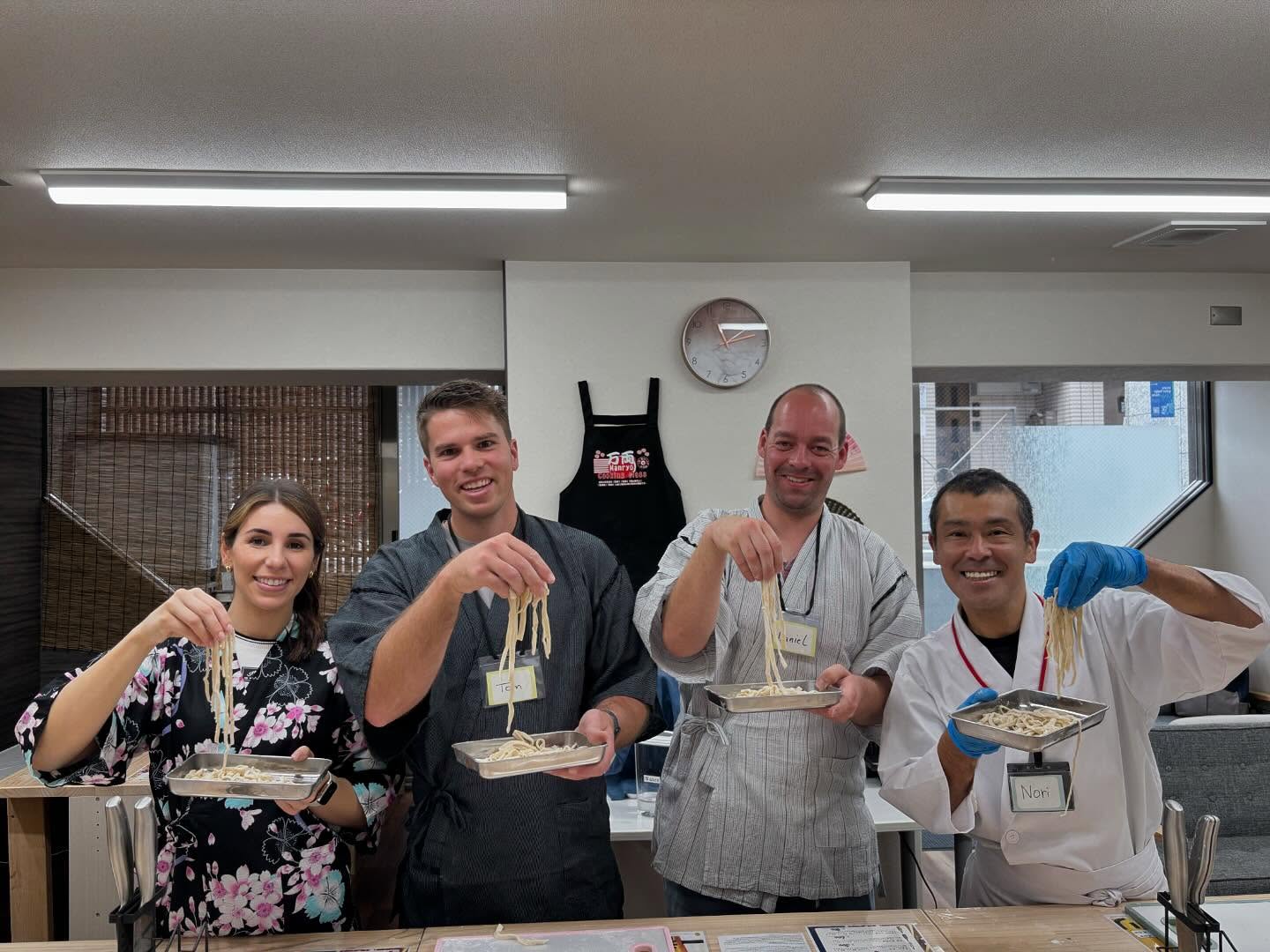 .
Thank you for joining us and sharing amazing moments with us 😊
We provide two class classes
-Udon class
( including Japanese-rolled omelet and sushi making)
-Ramen and Gyoza
( Two types of Ramen, Gyoza and onigiri making)
If you’re interested, let’s check the link from our bio:)