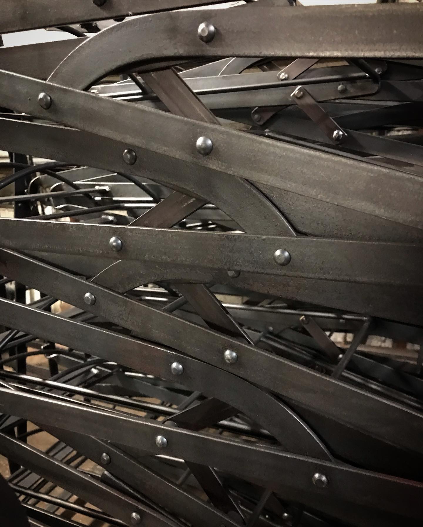 A small batch of 36 #foldingchairs finished for a good client. #furniture #metalchair #chairs #interiordesign #interiors #home #metalwork