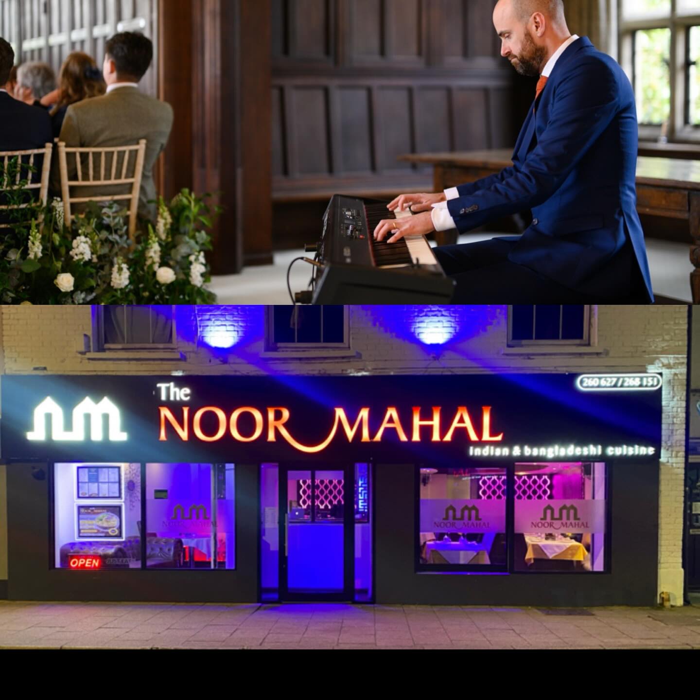 A rare public performance this Sunday!
I will be playing at the Noor Mahal in Abbots Langley covering for their usual piano player. Will be playing between 6pm-8pm.
I am normally solely private bookings so a fun one for a change. The food looks great so if you are around and fancy it, be good to see you!